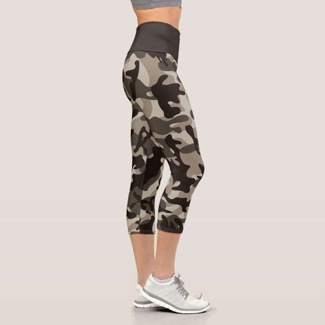 Leggings Capri Camuflaje de barrio cercano (Derecha)