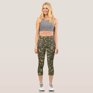 Leggings Capri Camuflaje de bosque