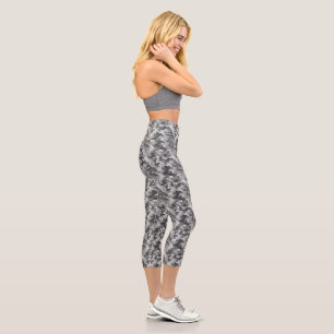 Leggings Capri Camuflaje gris