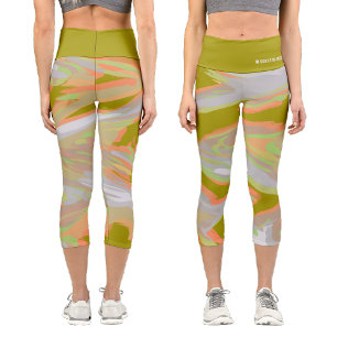 Leggings Capri Camuflaje Holográfico Personalizado