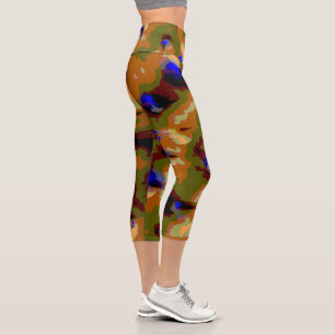Leggings Capri Camuflaje sin cuartel