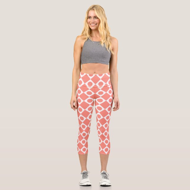 Leggings Capri Cantaloupe de Mod Retro 60 (Anverso)