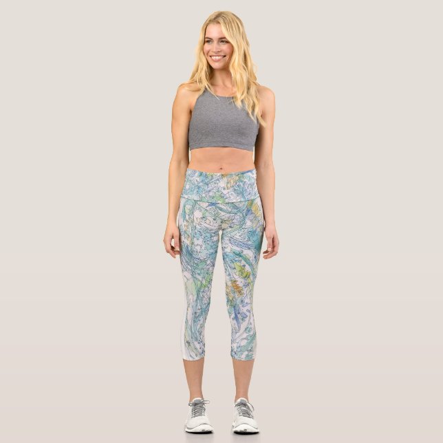 Leggings Capri Capri Design V (Anverso)