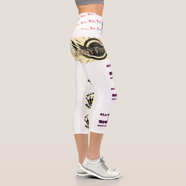 Leggings Capri Capri Jonny con alto desperdicio de cinco vuelos (Derecha)
