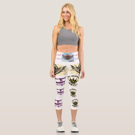 Leggings Capri Capri Jonny con alto desperdicio de cinco vuelos