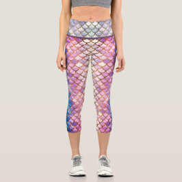 Leggings Capri capri taille haute sirène