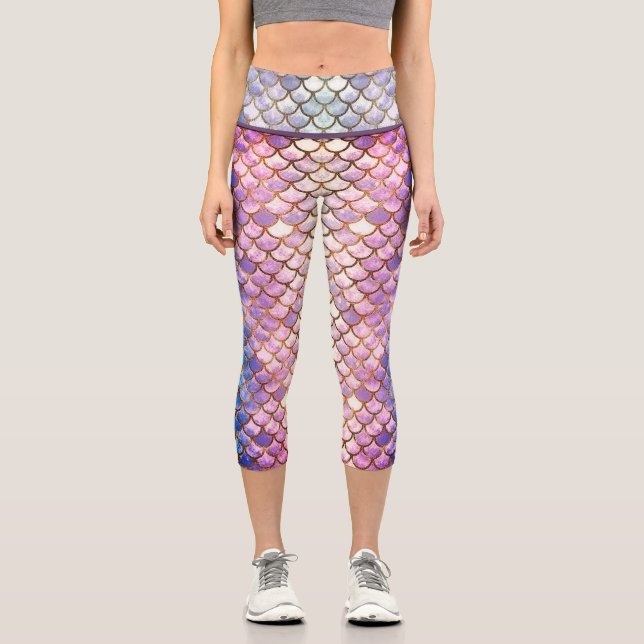 Leggings Capri capri taille haute sirène (Anverso)