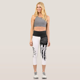 Leggings Capri Capris blancos y negros de alto deseo We the Peopl
