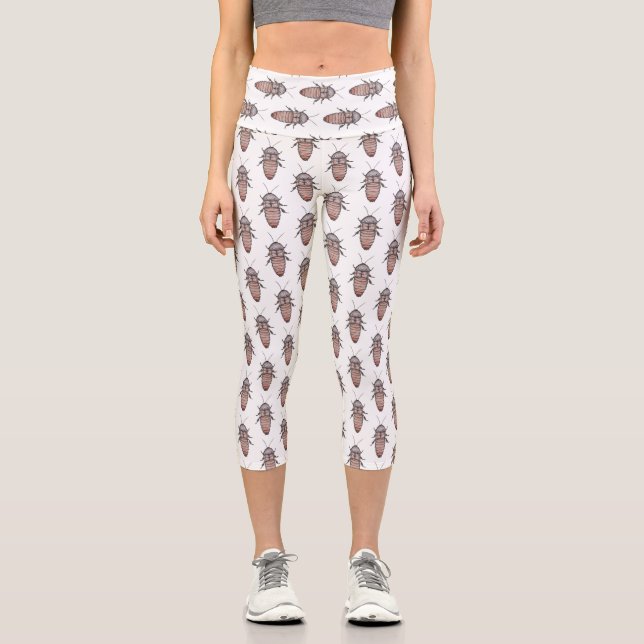 Leggings Capri Capris cucarachas silvestres (Anverso)