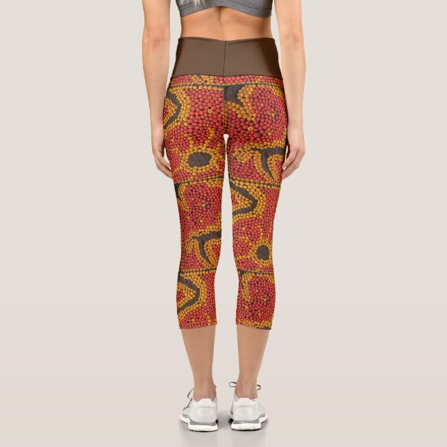 Leggings Capri Capris de alta capacidad (Reverso )