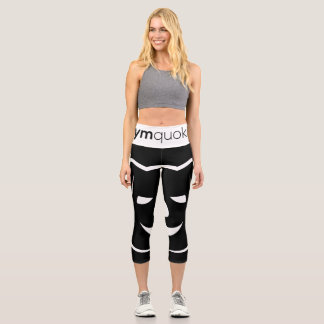 Leggings Capri Capris de alta cintura de Gymquokka