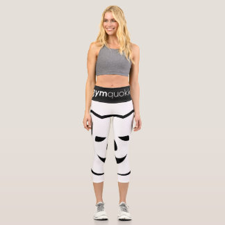 Leggings Capri Capris de alta cintura de Gymquokka