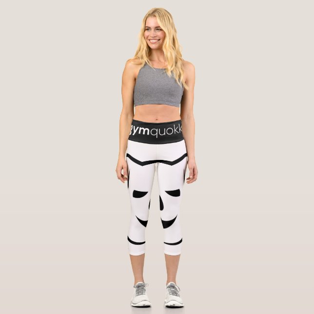 Leggings Capri Capris de alta cintura de Gymquokka (Anverso)