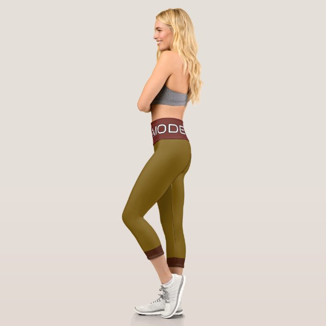 Leggings Capri Capris de alta descarga en modo de alimentación (Izquierda)