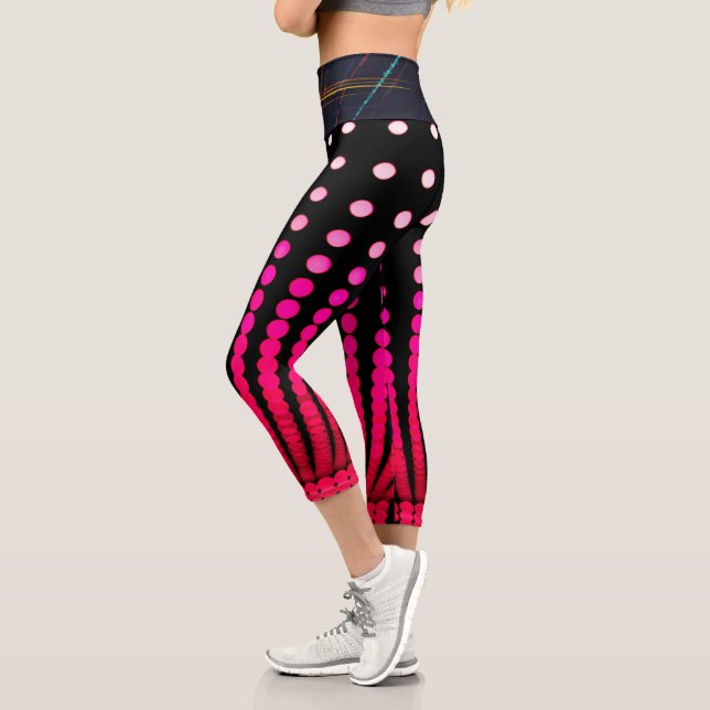 Leggings Capri Capris De Alta Desgana (Izquierda)