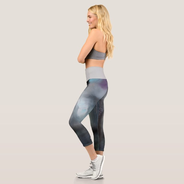 Leggings Capri Capris De Alta Desgana (Izquierda)