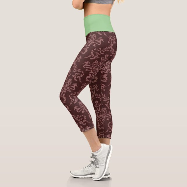 Leggings Capri Capris De Alta Desgana (Izquierda)