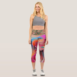 Leggings Capri Capris De Alta Desgana