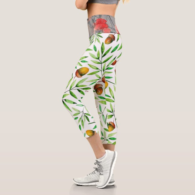 Leggings Capri Capris De Alta Desgana (Izquierda)