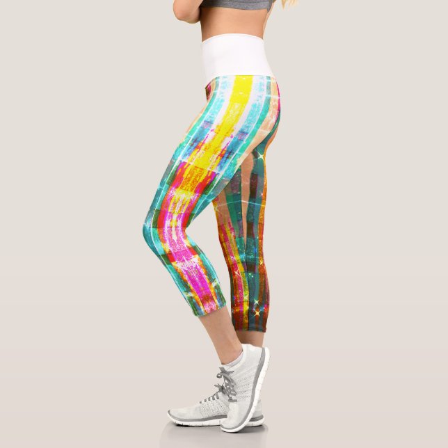 Leggings Capri Capris De Alta Desgana (Izquierda)