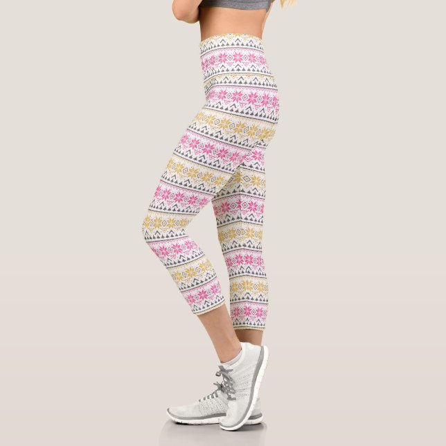 Leggings Capri Capris De Alta Desgana (Izquierda)