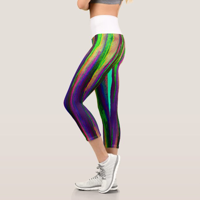 Leggings Capri Capris De Alta Desgana (Izquierda)