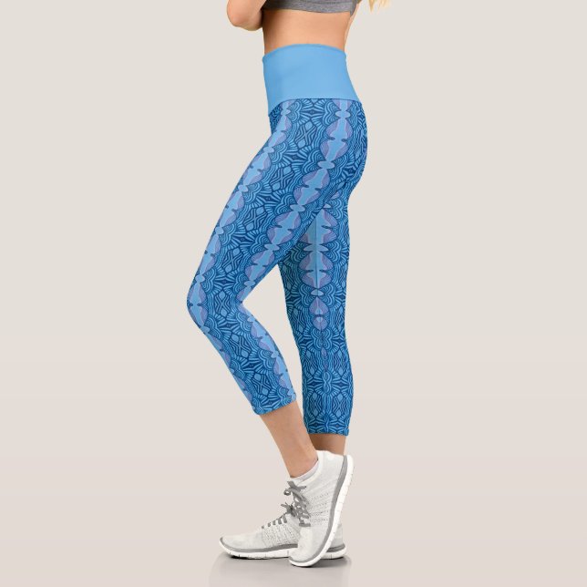 Leggings Capri Capris De Alta Desgana (Izquierda)