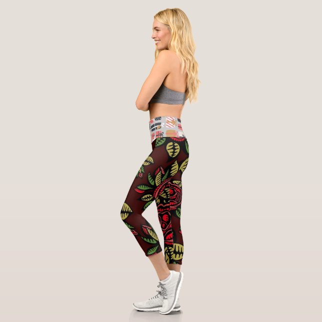 Leggings Capri Capris De Alta Desgana (Izquierda)