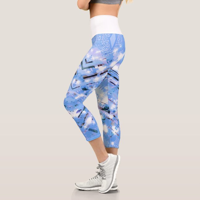 Leggings Capri Capris De Alta Desgana (Izquierda)