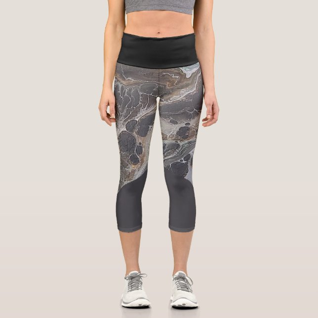 Leggings Capri Capris De Alto Deseado El Serpiente (Anverso)