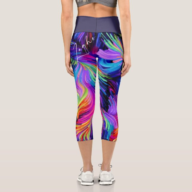 Leggings Capri Capris de alto deseo (Reverso )