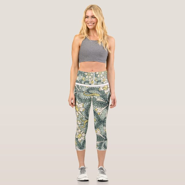 Leggings Capri Capris de Art High Waisted (Anverso)