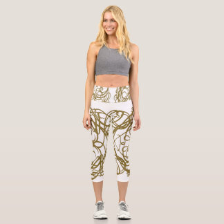 Leggings Capri Capris de Art High Waisted