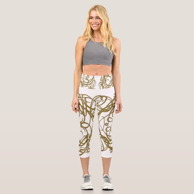 Leggings Capri Capris de Art High Waisted (Anverso)