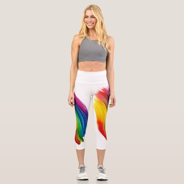 Leggings Capri Capris de cintura alta (Anverso)