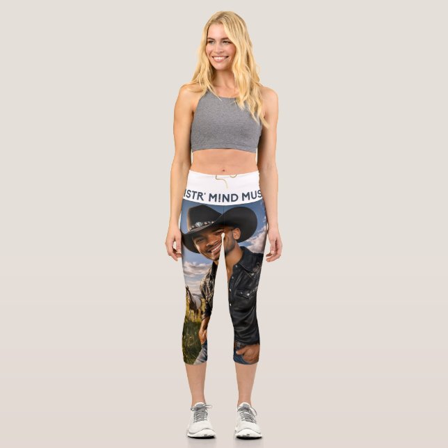 Leggings Capri Capris de cintura alta (Anverso)