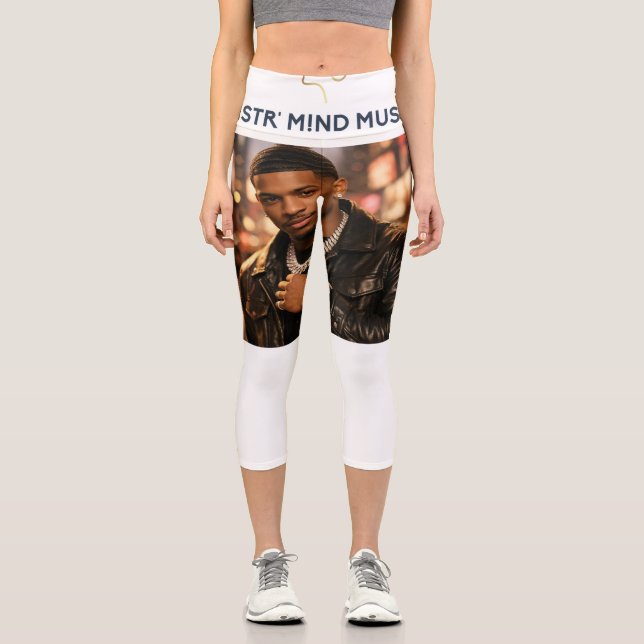 Leggings Capri Capris de cintura alta (Anverso)