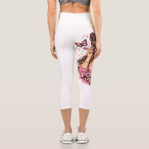 Capris de cintura alta