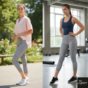 Leggings Capri Capris de cintura alta con silueta elegante
