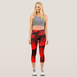 Leggings Capri Capris de cintura alta HAWAII