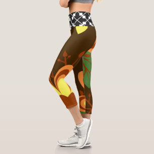 Leggings Capri Capris de cintura alta Zazzle_Growshop.
