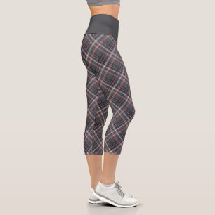 Leggings Capri Capris de gránulos rosados