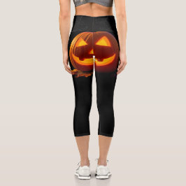 Leggings Capri Capris de Halloween de alto derroche