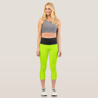 Leggings Capri Capris de yoga de alta calidad negro anticongelant