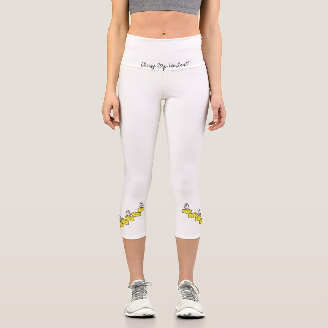 Leggings Capri Capris de yoga de alta calidad, ratones cursis de  (Anverso)