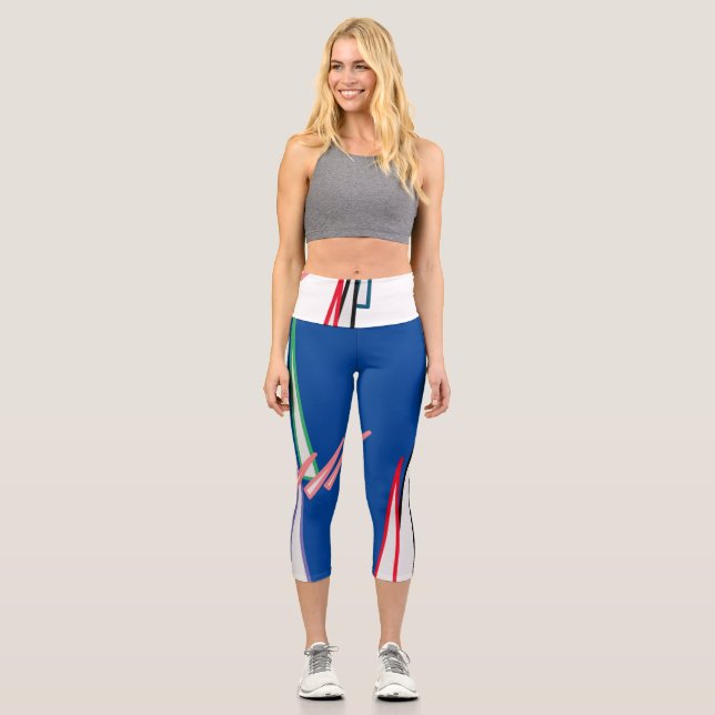 Leggings Capri Capris de yoga de alta calidad, XS (Anverso)