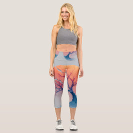 Leggings Capri Capris de yoga de alta calidad, XS (0-2)