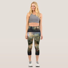 Leggings Capri Capris de yoga de alta calidad, XS (0-2)