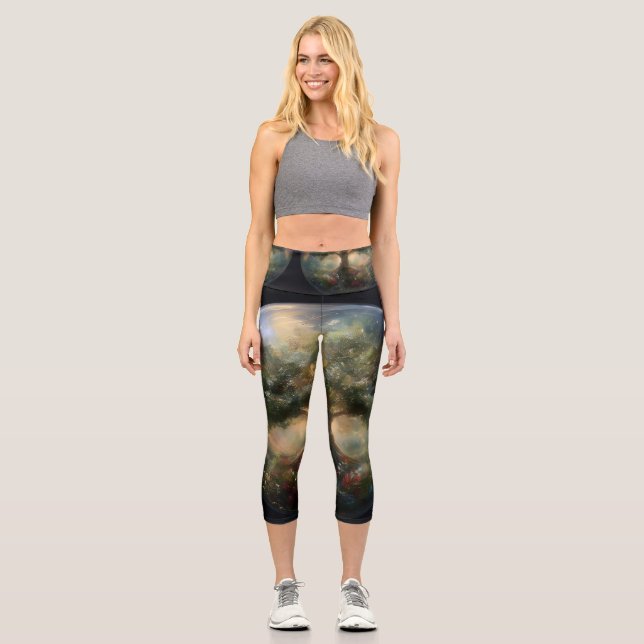 Leggings Capri Capris de yoga de alta calidad, XS (0-2) (Anverso)