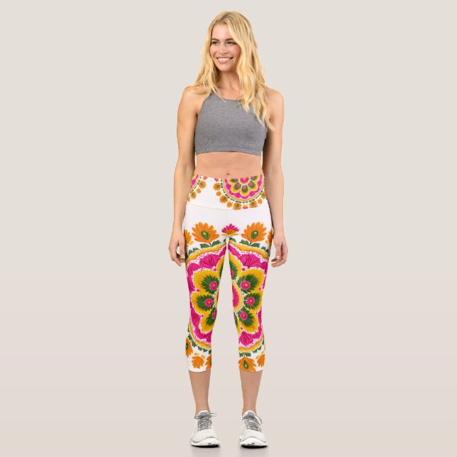 Leggings Capri Capris de yoga de alta calidad, XS (0-2) (Anverso)